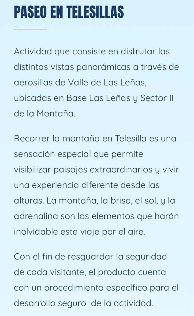 Departamento Dentro Del Centro De Sky Valle De Las Lenas, Edificio Esparta エクステリア 写真